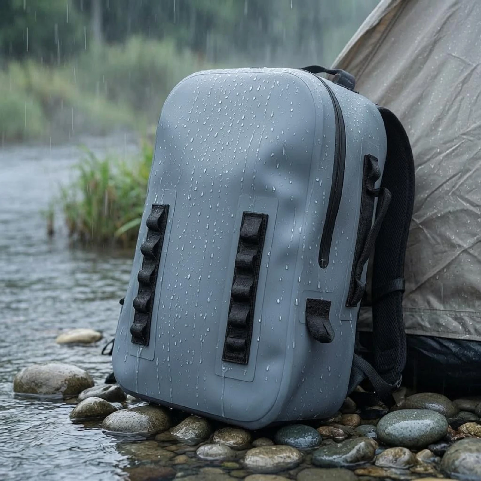 Waterproof Backpack Strap Loops Loops TPU Backpack Daypack Minimalist Outdoor Bag Water Resistant