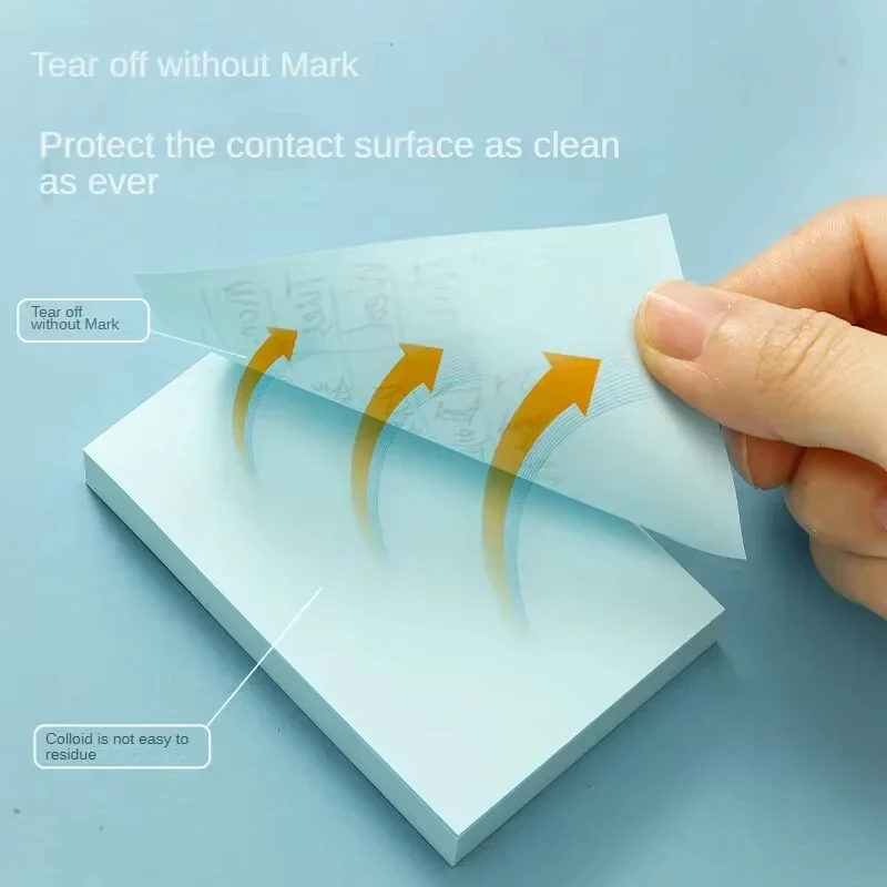 M&G 400 Sheets 4 Color Sticky Note Paper 76*51mm Notepad High Appearance Level n Times Self-adhesive Office Supplies