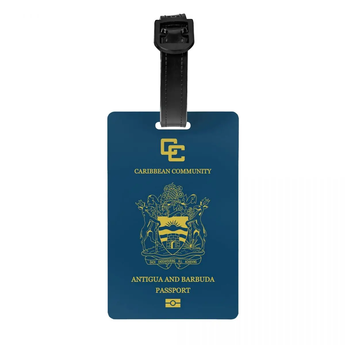 

Багажные бирки для паспорта Antigua And Barbuda для дорожного чемодана, конфиденциальная обложка, имя, удостоверение личности