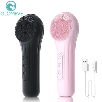 Sonic Waterproof Facial Cleansing Brush Rechargeable Scrubber Exfoliating Vibrating Deep Clean Face Cleaner Skin Care Tool 1