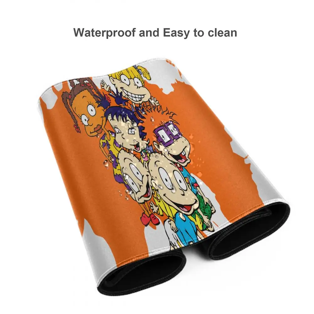 Desenhos animados R-RUGRATS-CUTE Mousepad para computador e laptop, Gamer Pad, PC Gaming Acessórios, Desk Mats