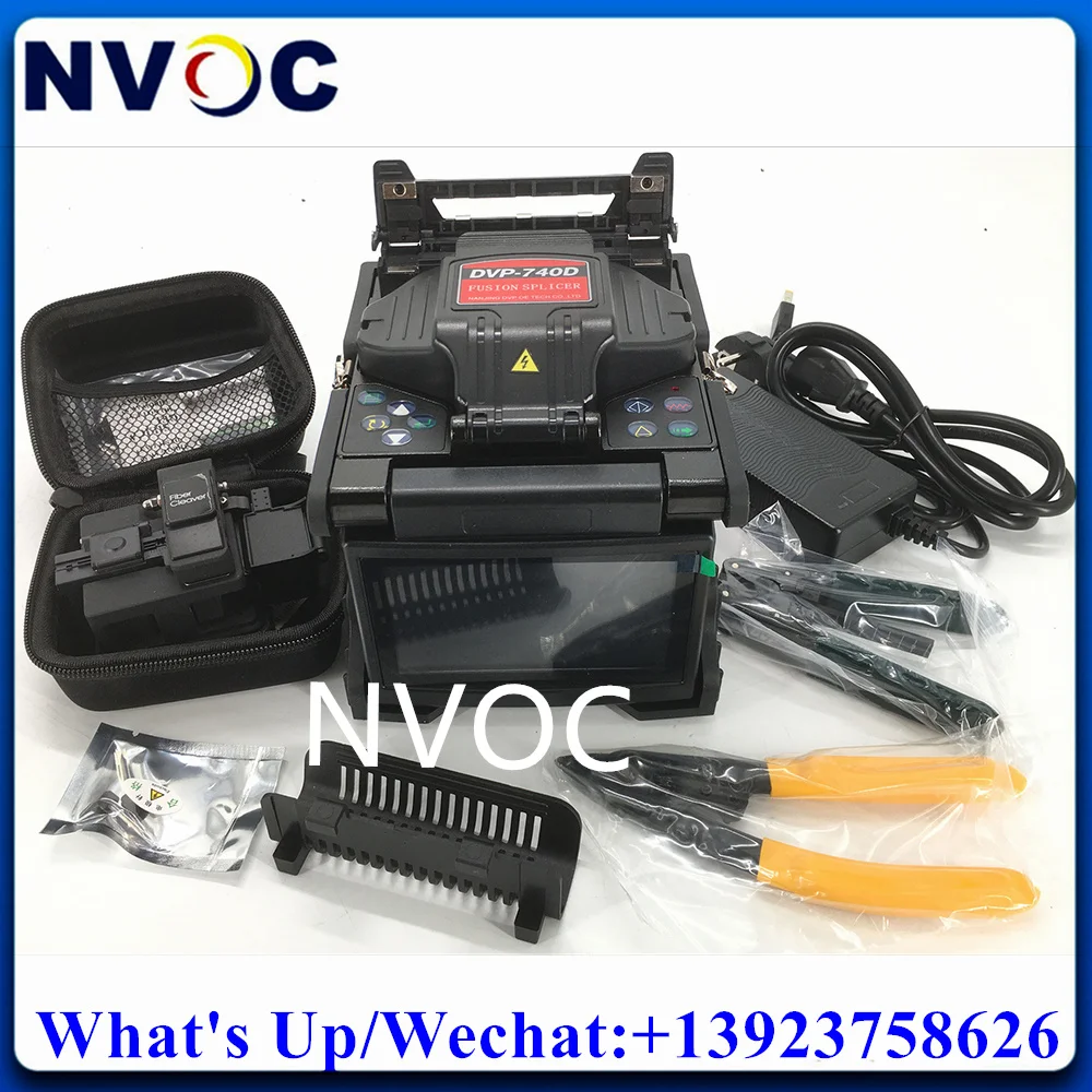 Original DVP-740 Multi-language FTTH Fiber Optic Fusion Splicer DVP-740D Fibre Optic Welder Fusing Splicing Machine