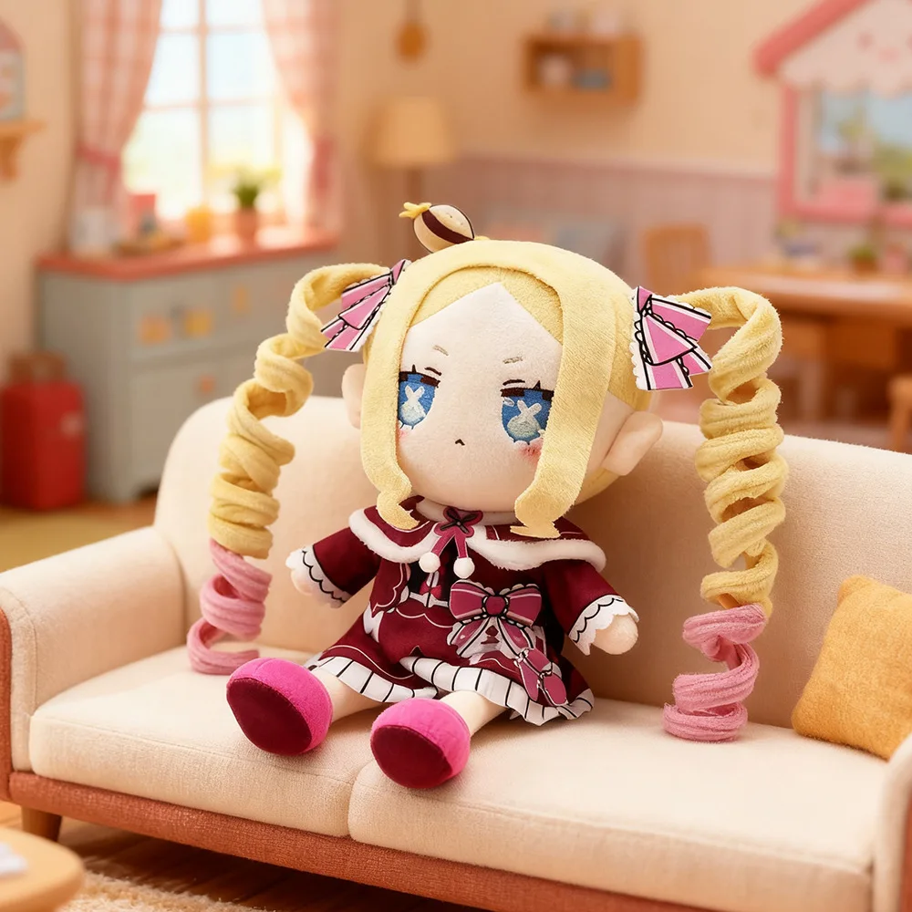 New Re:ZERO - Starting Life in Another World Beatrice Plush Doll Cute Cosplay Anime Plushie Soft Toy Kid Birthday Christmas Gift