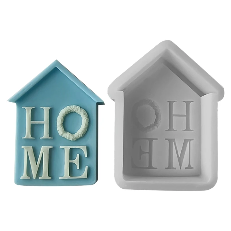 Elegant Home Making Mold House Shaped Silicone Mold Making Tool DIY Craft Mold for Candle Making