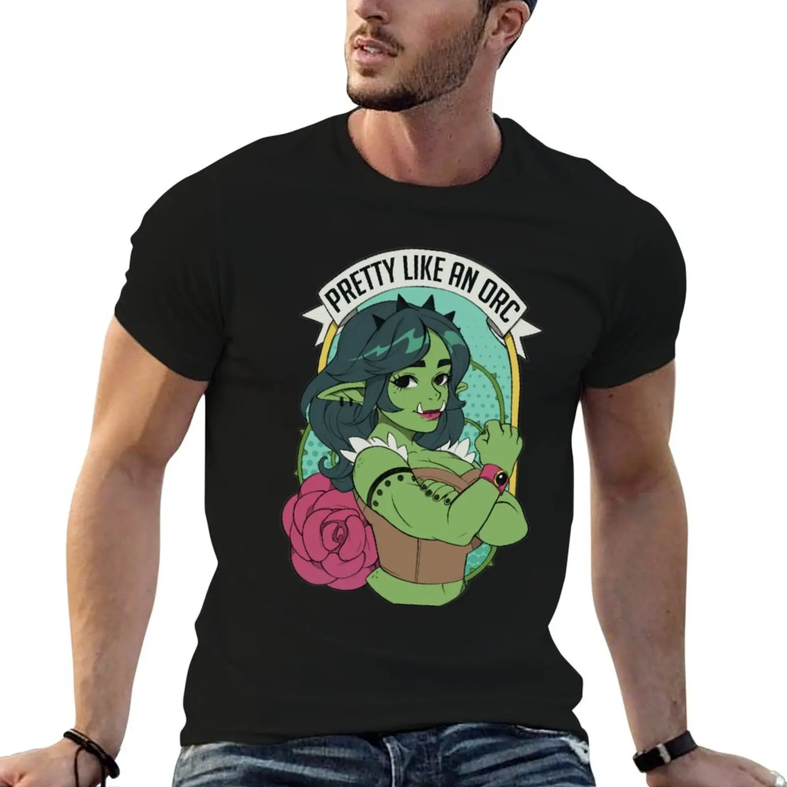 Like 100% T-Shirt cotton t Orc cotton man shirt man an shirts t Pretty