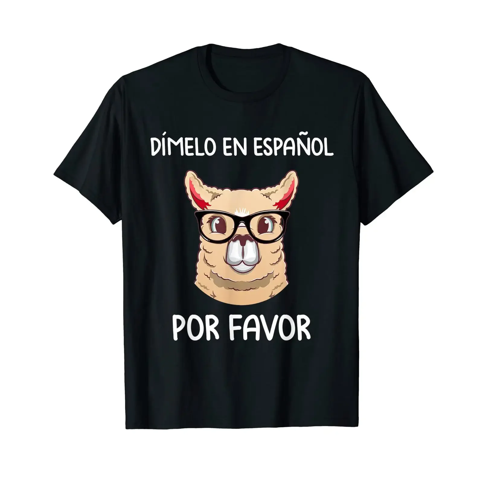 Spanish Teacher Maestra Dimelo En Espanol Por Favor Llama T Shirt for Kids vintage Washed designer clothes homme Stretched