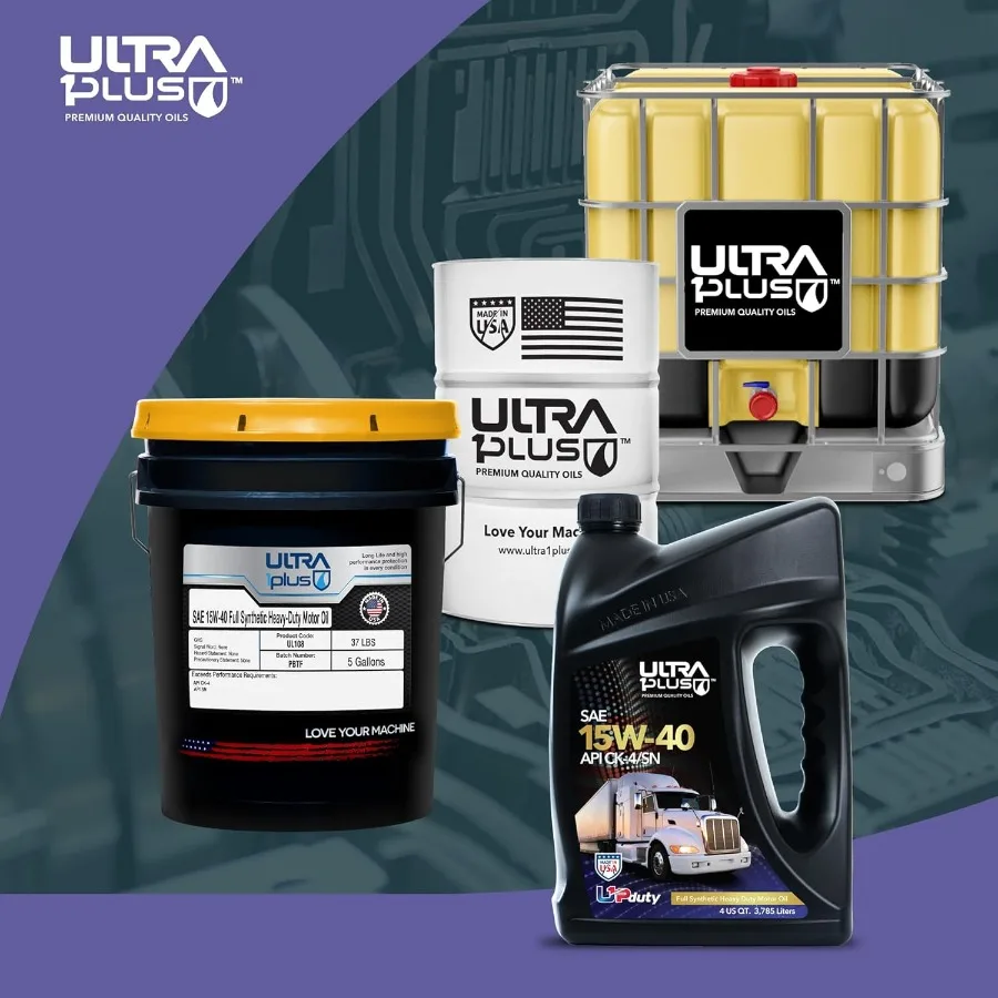 SAE 15W40 زيت محرك الديزل الاصطناعي الكامل للشاحنات عالية الأداء والمركبات التجارية والحماية المتقدمة Aga