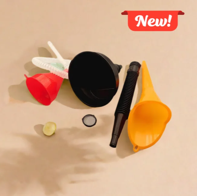 

1 комплект, воронка для заправки двигателя автомобиля с удлинительной трубой фильтра для автомобильных мотоциклов, грузовиков, масла, бензина, фильтрация для заправки