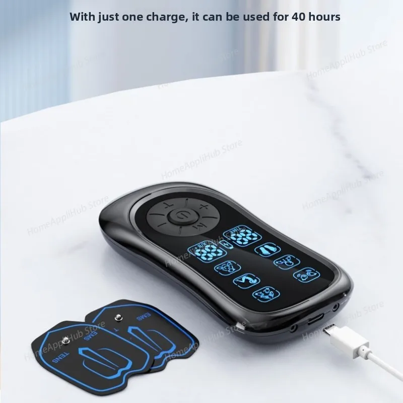 EMS Eletric Professional Muscle Stimulation Physiotherapy Tens Unit Machines Pulse Impulse Mini Full Body Massager 6 Modes تدليك