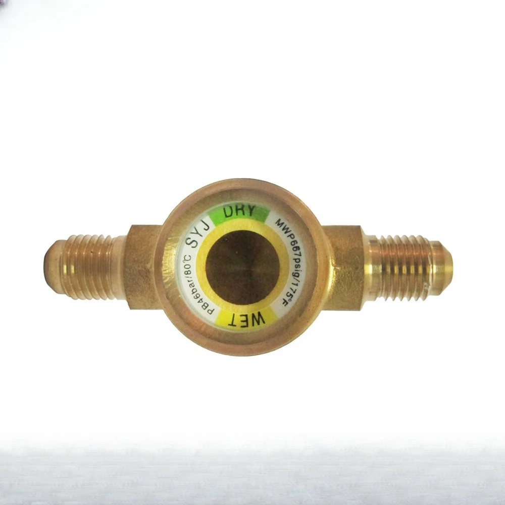 SYJ10L11 3/8inch male thread, high-precision color indicator, brass