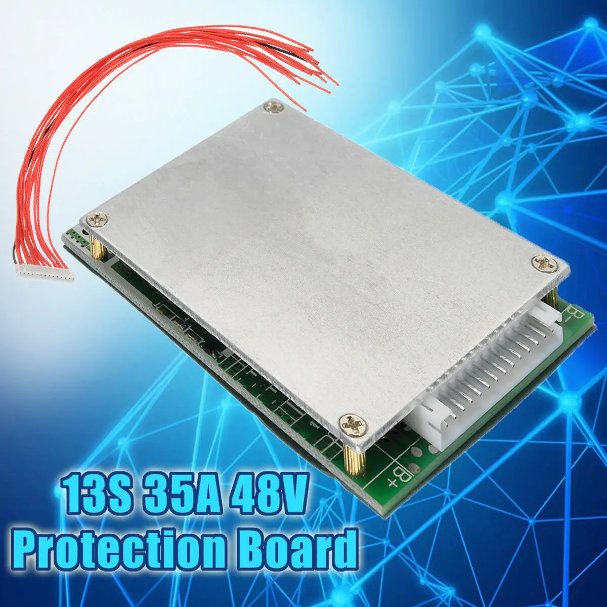 13S 35A 48 فولت ليثيوم أيون 18650 لوح حماية البطارية مع خلية Bms Pcb حماية التوازن لوحة الدوائر المتكاملة