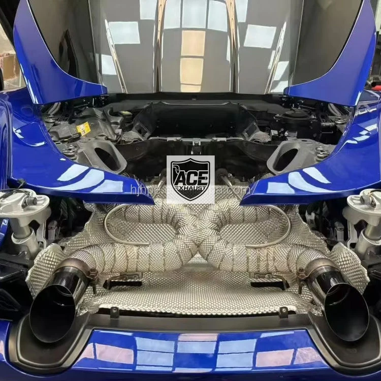 Rytan Valvetronic Auspuffrohr mit Ventil, gleichlange Edelstahl-Auspuffanlage Catback für McLaren 720S – Detail 9