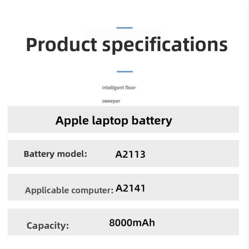 Для Macbook Pro 16-дюймовый A2141 A2113 аккумулятор для ноутбука емкость аккумулятора высокого качества сменный аккумулятор оригинал