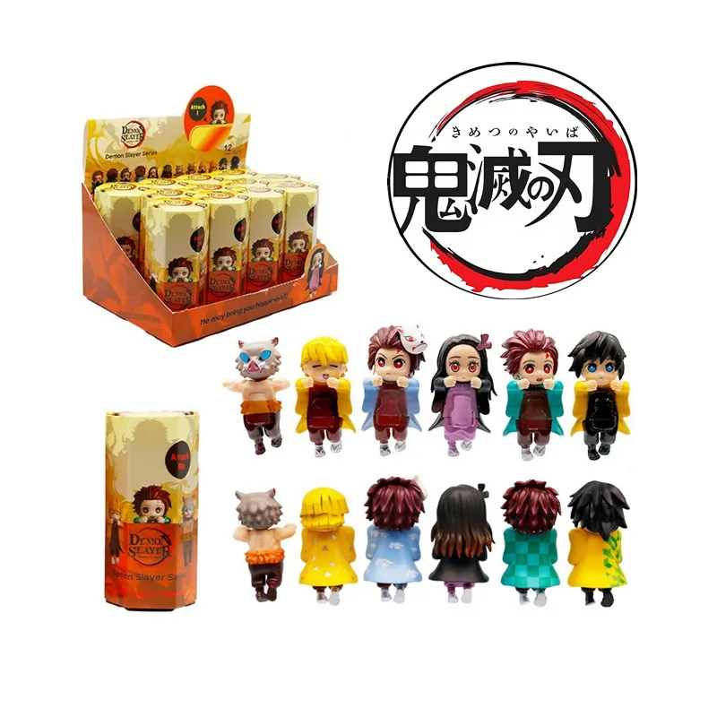 

Серия Demon Slayer 2021, слепая коробка, мини-фигурка, Коллекционные декоративные детские игрушки, украшения, случайная слепая коробка, подарок