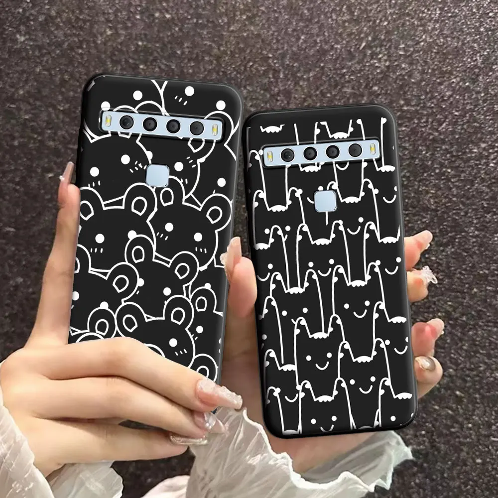 For TCL 10L 10 Lite 10SE Case Beauty Floral Soft Silicone Natural TPU Phone Case For TCL Bremen 5G Cool Back Cover Fundas