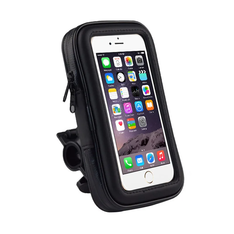 Bicycle Frame Front Top Tube Bike Bag Handlebar Cell Mobile Phone Bag Waterproof Touch Screen Phone Holder Cycling Accessories