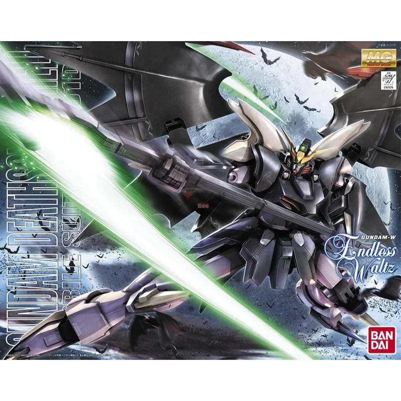 Bandai Original Gundam Model Kit Anime Figure MG 1/100 XXXG-01D Gundam Deathscythe Action Figures Toys Gifts for Children