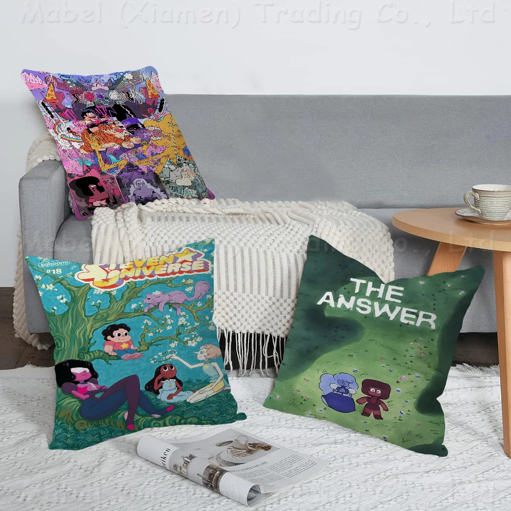 Steven Universe Pillowcase Toon Gift Cushion Cover Bedroom Home Sofa Chair Seat Decor Pillow Case