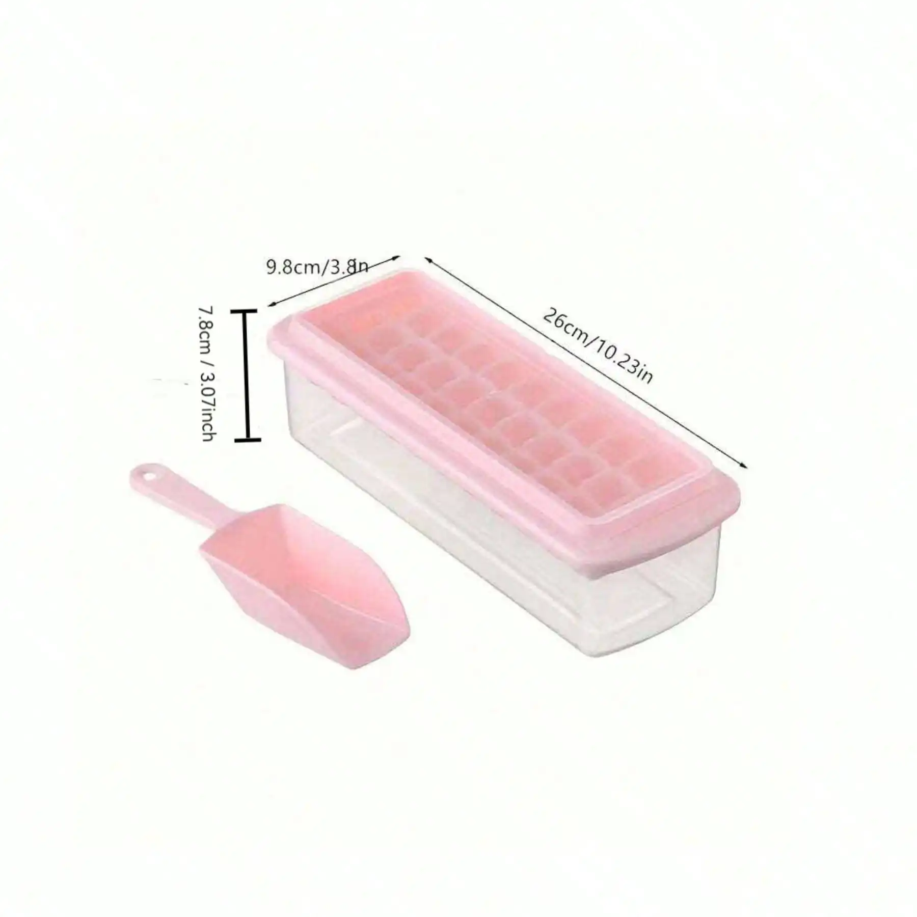 1pcs Ice Cube Mold, Silicone Ice Tray, Ice Making Box, Frozen Ice Storage Box - view 6