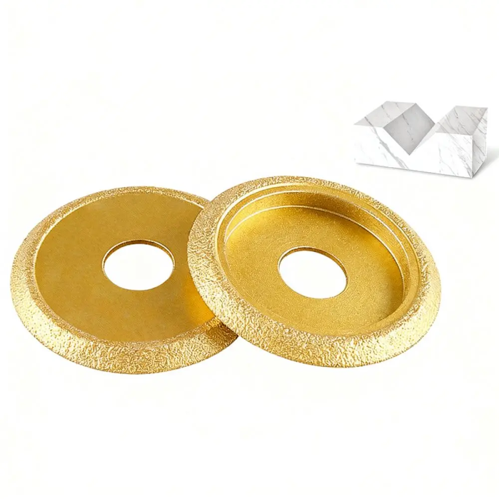 Brazed Diamond Grinding Wheel For Angle Grinder Stone Marble Quartz Edging Chamfering Shaping Profiling Accessory