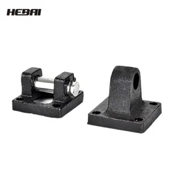 HEBAI Cylinder Accessories SC Standard Cylinder Mounting Bracket Double Ear Connector CA/CB-32 40 50 63 80 Cylinder Fixed Base