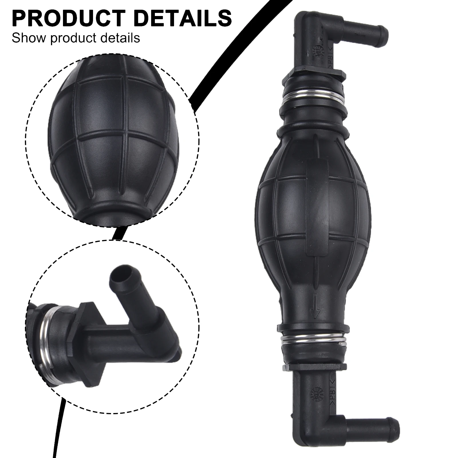 

Car Accessories Fuel Primer Bulb Components Parts 1Pcs For Navara D40 Easy Installation OEM Equipment Replaces
