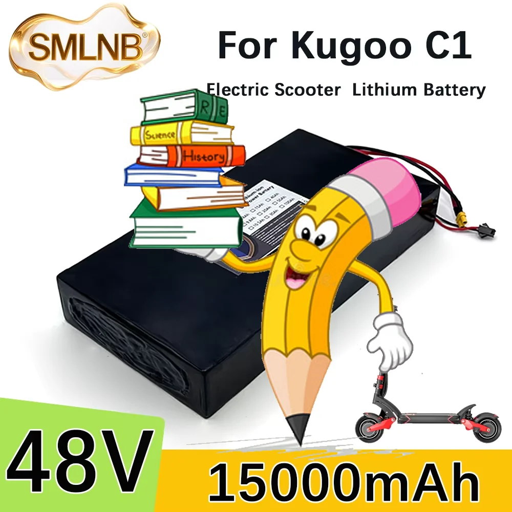 

Original battery For Kugoo C1 Electric Scooter 48V 15Ah Powerful Motor 18650 Lithium Battery Scooter battery 13S4P