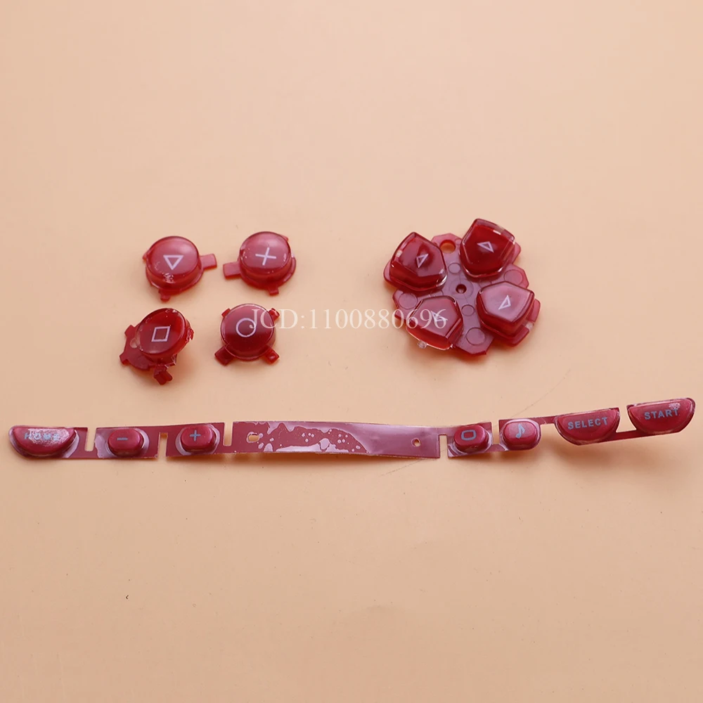 Para Sony PSP1000 consola de juegos reemplazo botones izquierdo derecho conjunto inicio en casa D PAD botones de volumen para PSP 1000