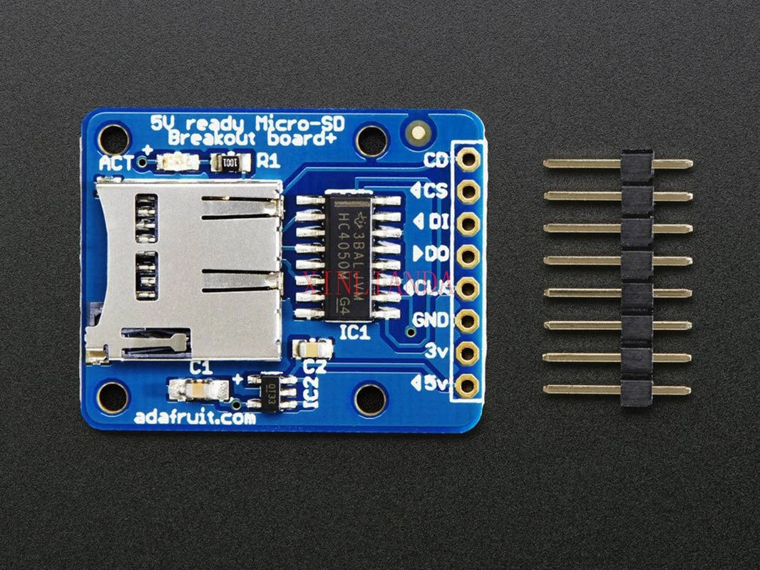 MicroSD Card Breakout Board Module Adafruit Development Board