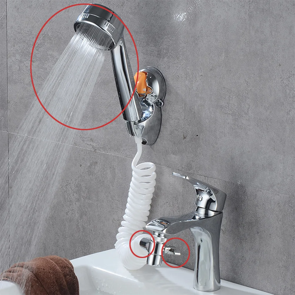 

Single Switch Shower Diverter Valve Copper 1 in 2 Out Durable Long Lasting Shower Arm Handheld Connector Adapter