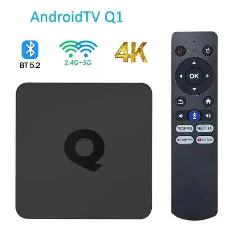 

ATV Q1 Smart TV Box Android 10 Allwinner H313 2GB 16GB Support Youtube Dual Wifi BT 4K Android TV Box Set Top Box PK Q96Q MXQ