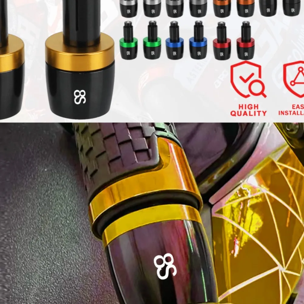 

For SUZUKI GSX8S GSX 8S GSX-8S GSX 8 S 2023 2024 2025 Motorcycles Handlebar Grips Cap Weight PartsAnti Vibration Silder Plug End