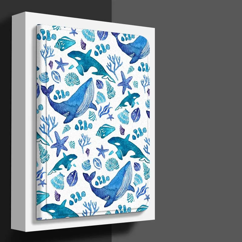 A group of marine organisms Tablet Case For Honor Tab Pad 6 7 8 9 X8 V7 V8 X9 13 X8a X9a Pro 10 Magic GT GT2 10.1 13.3 Inch