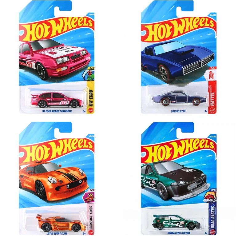 

Hot Wheels Car 2026 Super Treasure Hunt Honda Civic Custom 87 Ford Sierra Cosworth 1/64 Metal Die-cast Model Toy