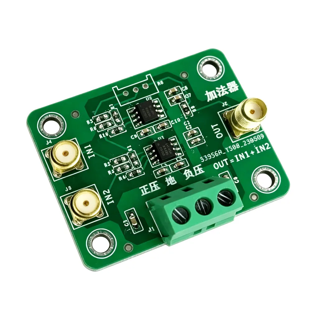OPA445 ±40V High Voltage Operational Amplifier Summing Board Two-Way Non-Inverting Signal Adder DC Bias Offset Control