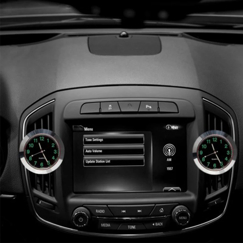 Mini Luminous Car Clock Automobiles Internal Stick-On Digital Watch Mechanics Dashboard Clock Auto Car Interior Accessories Gift