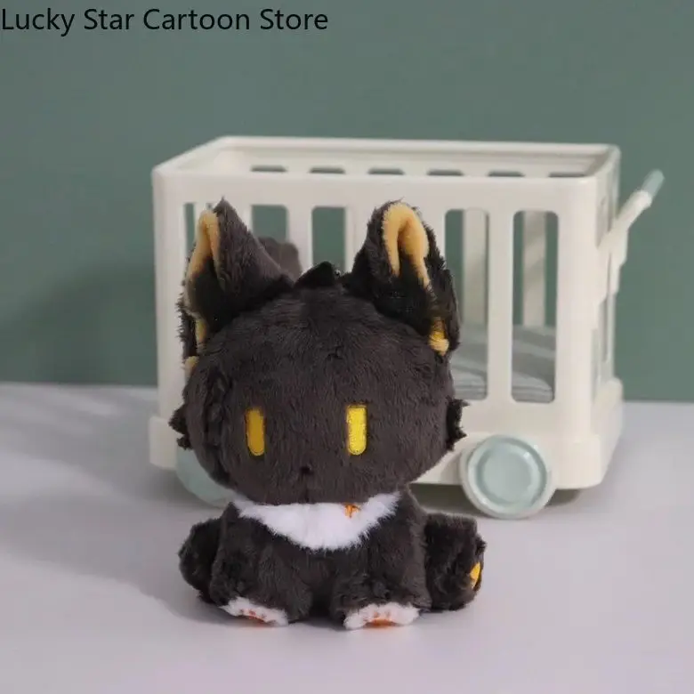 

Arknights Thorns Attributes 10cm Game Q Version Cat Pendant Prited Sitting Body Plushie Stuffed Present Gift Cosplay Halloween