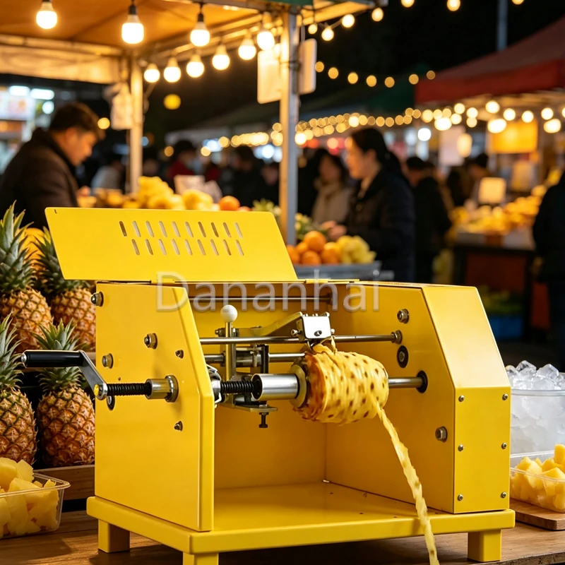 Easy to Operate Pineapple Peeler And Fruit Cutter Machine for Supermarkets And Fruit Shops Commercial Grade Kitchen Tool