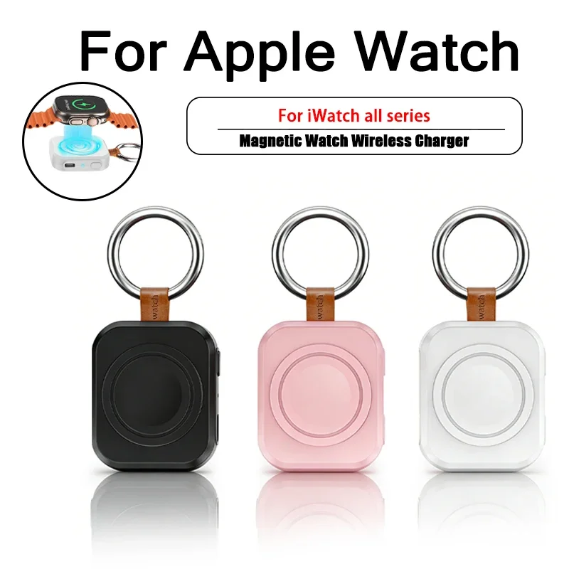 

Fast Magnetic Wireless Charger for Apple Watch all Series Dock Adapter Chargers Portable USB Charging Station