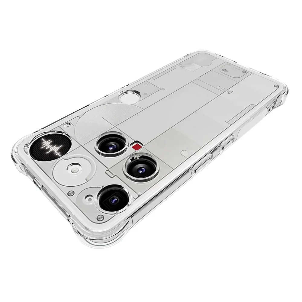 وسادة هوائية وسادة هوائية مقاومة للصدمات سيليكون بولي يوريثان غطاء خلفي ناعم جراب هاتف لا شيء هاتف 3 Phone3 2025 #4