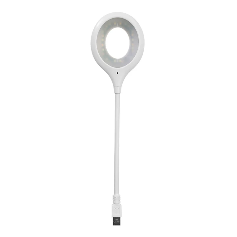 

USB LED Ring Light USB Laptop Light Meetings Reading Light 3 Color Dimming
