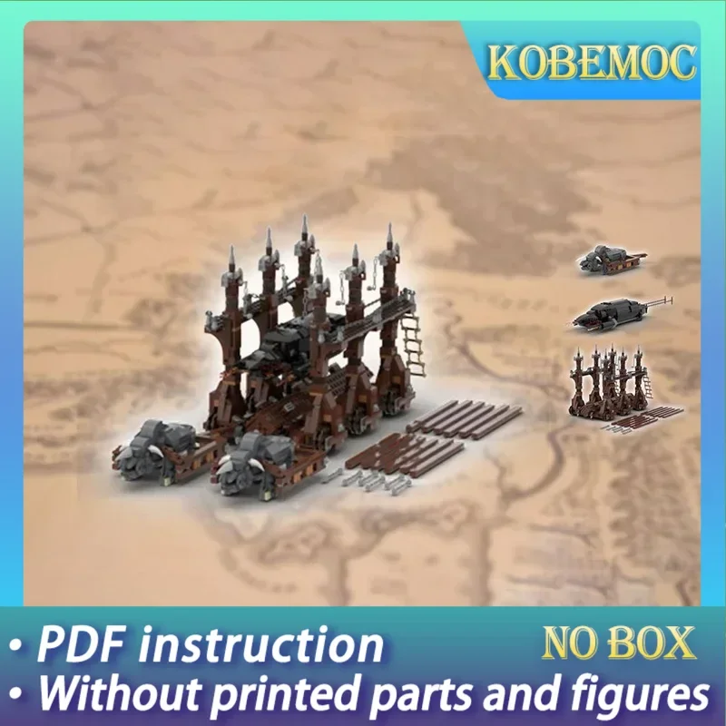 

Кольца, модель фильма Moc, строительные кирпичи, средневековые батареи, технология, модульные блоки, подарок, рождественские игрушки, наборы «сделай сам», сборка