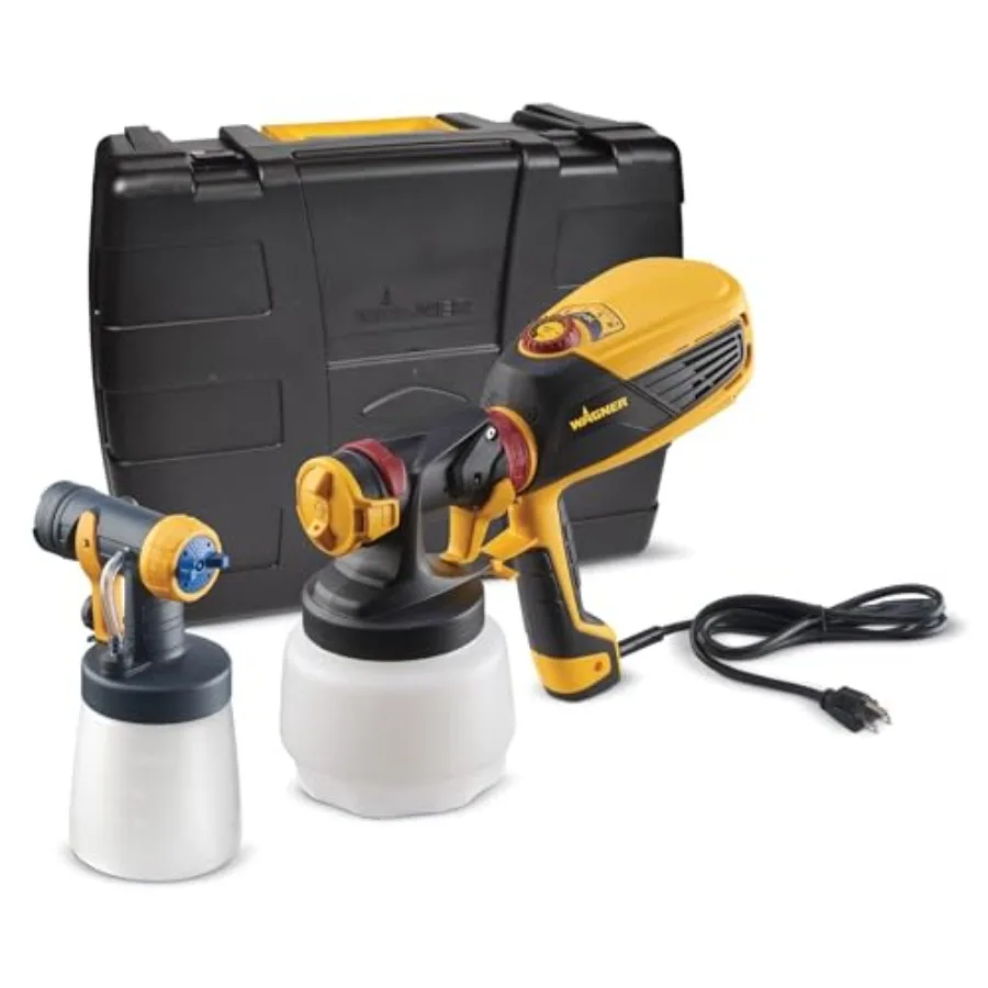 

Spraytech 0529010 FLEXiO 590 Handheld HVLP Paint Sprayer for Efficient Application on Most Unthinned Latex Paints in Home Renov