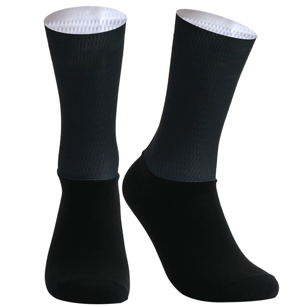 Seamless Pro Summer Men Bike Team Women Cycling Socks Silica Gel Non-slip Sports Socks Breathable Mesh Racing Car Bicycle Socks