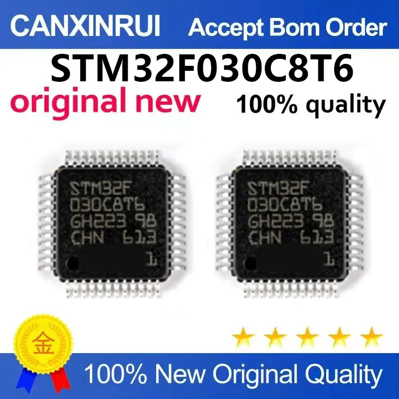 （5pcs-100pcs）Brand new original STM32F030C8T6 STM32F030 LQFP48 package
