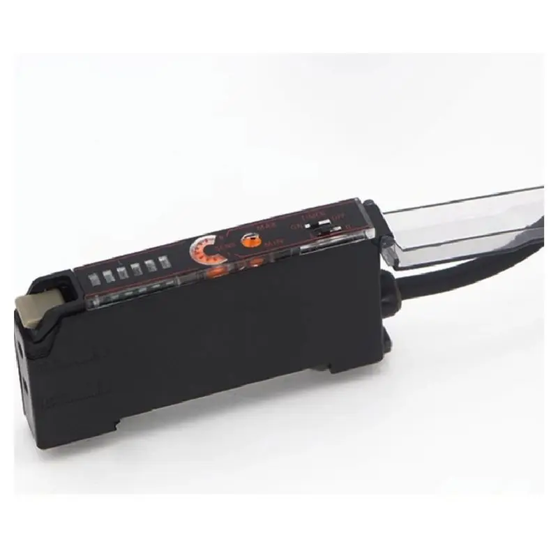 B08B-Fiber Optic Sensor Amplifier Complete Set M6 2M Cable PNP Digital Display Optical Photoelectric Switch