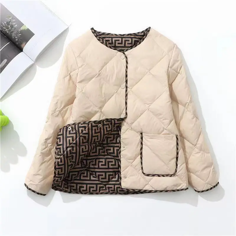 2024 nuove donne autunno inverno piumino corto in cotone giacca donna parka sottile fodera leggera cappotto caldo femminile Casual Outwear Lady top