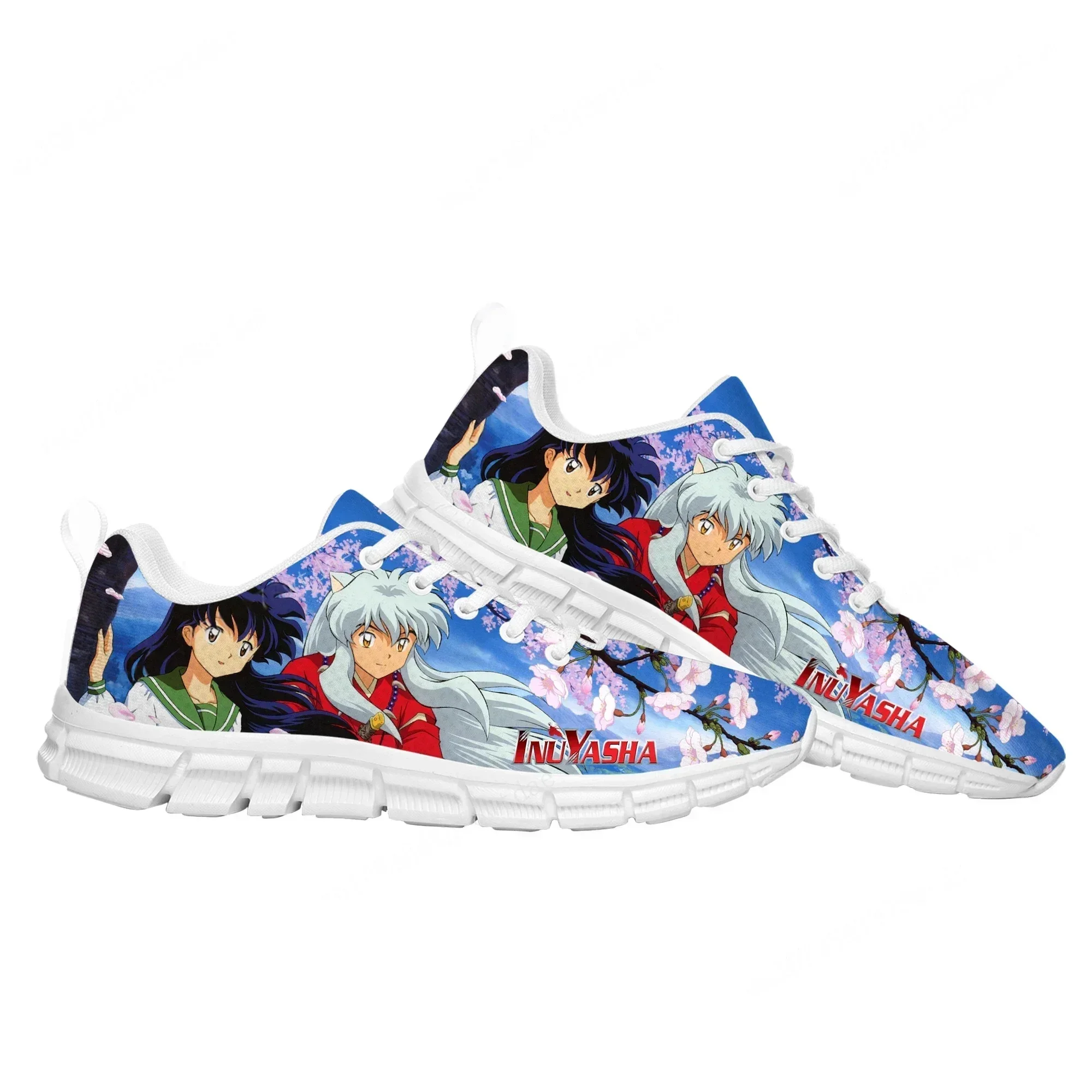 Zapatos deportivos Inuyasha para hombre y mujer, zapatillas cómodas para adolescentes, zapatillas de deporte de alta calidad con dibujos de manga, zapatos personalizados