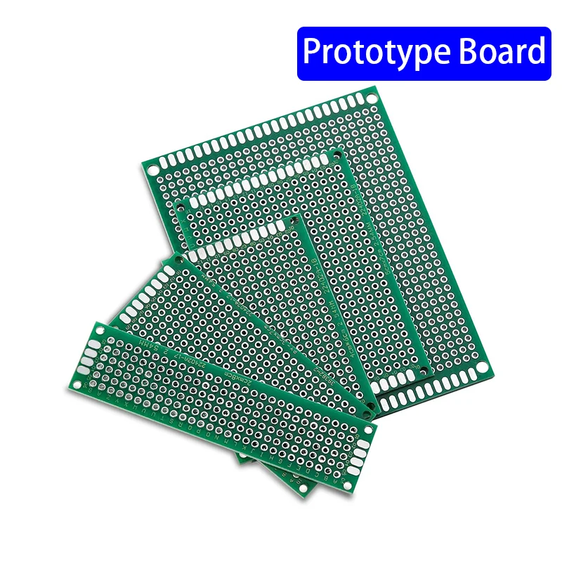 25PCS PCB Prototype Board Circuit Protoboard Universial Double Side Prototype Diy Pcb Kit 4X6cm 5X7cm 3X7cm 2X8cm 7x9cm Mixed