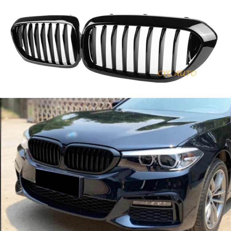 Auto G30 front grille For  5 series  G38 facelift singe strip  2018 2019